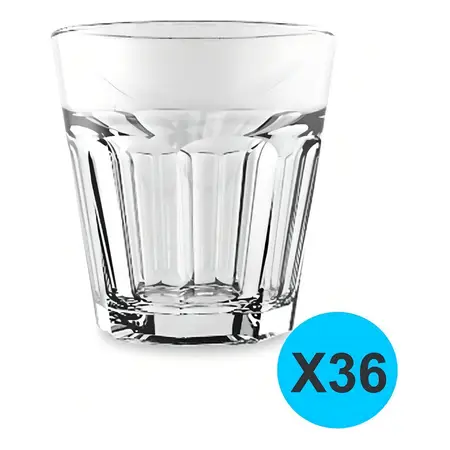 Vaso Oslo 100 Ml Rigolleau Soda Cafe Caja X 36 Unidades Color Transparente