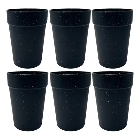 Vaso Plástico Linea Granito Carol De 420 Ml X6 Unid Cocina