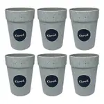 Vaso Plástico Linea Granito Carol De 420 Ml X6 Unid Cocina Tiza