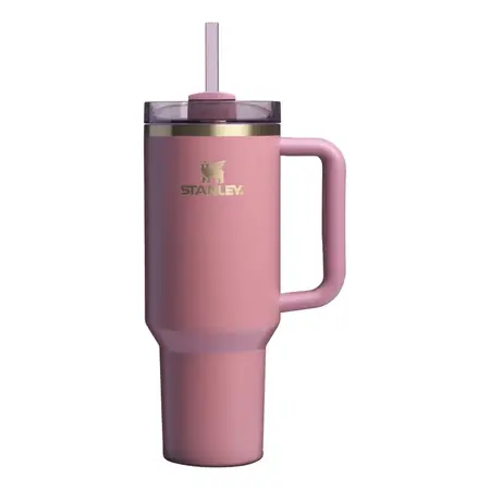 Vaso Quencher 1.18 Litros Vaso Térmico Bombilla Stanley H2.0 Antique pink