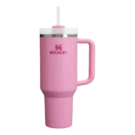 Vaso Quencher 1.18 Litros Vaso Térmico Bombilla Stanley Peony Liso