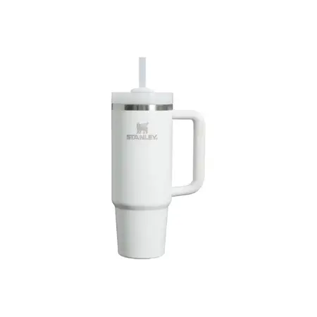 Vaso Quencher 887 Ml Vaso Térmico Con Bombilla Stanley Blanco