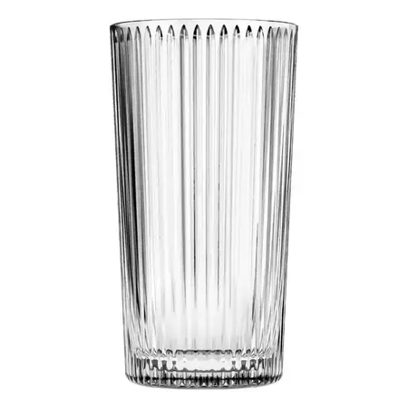 Vaso Sevilla Vidrio Labrado Jugos Trago Largo 395 Ml | Nadir Transparente