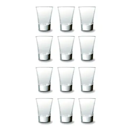 Vaso Shot De Tequila 60 Ml Nadir Vidrio Licores Set X 12 Transparente