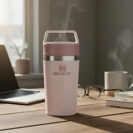 Vaso Térmico Café To Go Travel Mug 354 Ml | Stanley Rose Quartz Liso