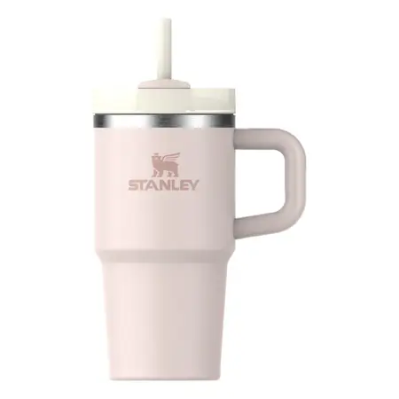 Vaso Térmico Con Bombilla Quencher 591 Ml | Stanley - Rose Quartz