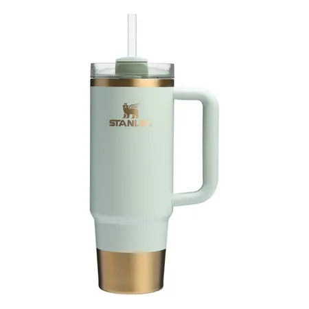 Vaso Térmico Con Bombilla Stanley Quencher H2.0 De 887 Ml Celadon