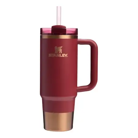 Vaso Térmico Con Bombilla Stanley Quencher H2.0 De 887 Ml Pomegranate