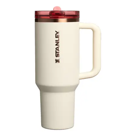 Vaso Termico Stanley Quencher Protour Flip Straw | 1.18l CREAM ROSE GOLD