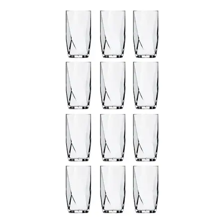 Vaso Topazio Trago Largo 350ml Nadir Importado Vidrio X12 Un Transparente