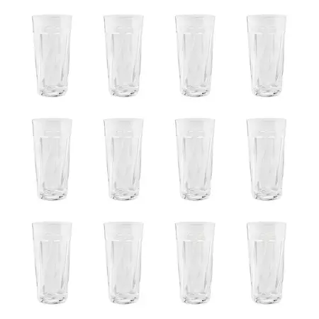 Vaso Trago Largo Cozumel 395ml Vidrio Crisa Libbey X 12 Unid Color Transparente