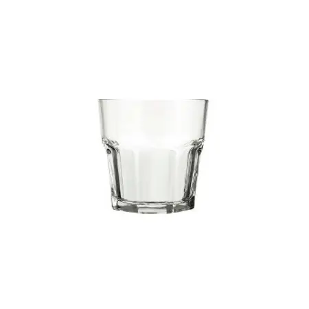 Vaso Vidrio Bristol 2511 Whisky Nadir Fasetado 320 Ml X 12un Transparente