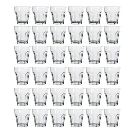 Vaso Vidrio Facetado Rigolleau Oslo 100ml Restaurant X72 Un. Transparente