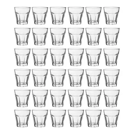 Vaso Vidrio Facetado Rigolleau Oslo 150ml Soda Restaurnt X36 Transparente