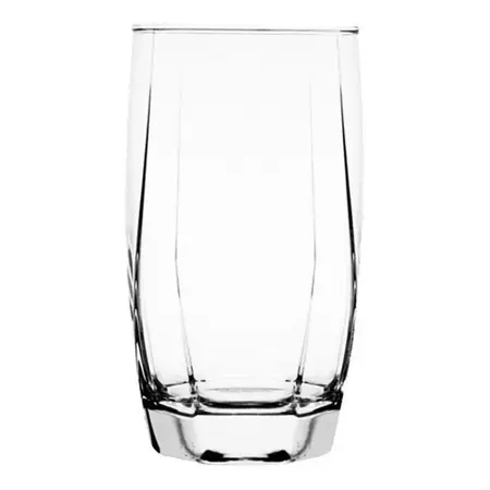 Vaso Vidrio Nadir Capri Trago Largo 410ml Importado X1 Uni. - Transparente