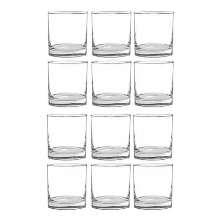 Vaso Whisky Lexington Cristar 311ml Velas Soja Bar Trago X12 Lexington Rocks