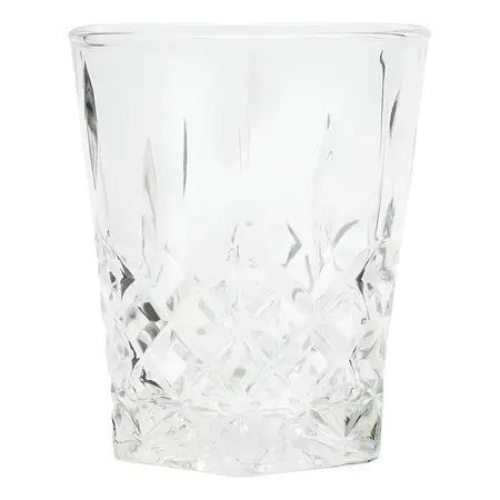 Vaso Whisky Vidrio Diamante Cristar 300ml Labrado X12 Velas