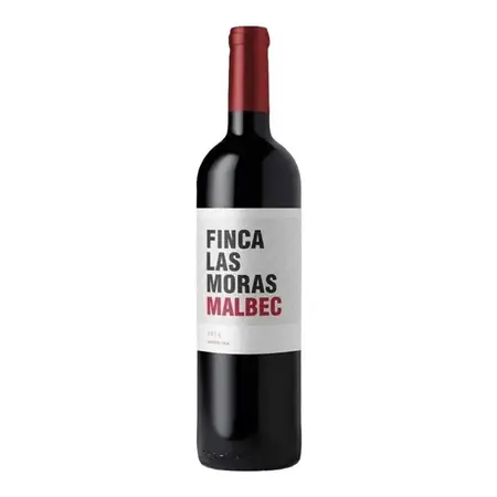 Vino Finca Las Moras Malbec 750 Ml Tinto Botella X1 Unidad