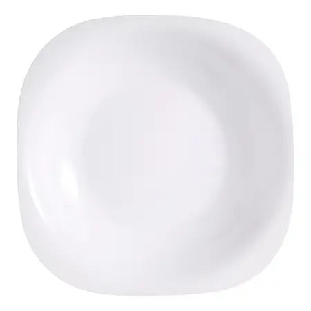 X6 Plato Playo Plaza, Nadir - Color Blanco Liso